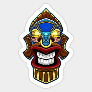 Tiki Mask Sticker